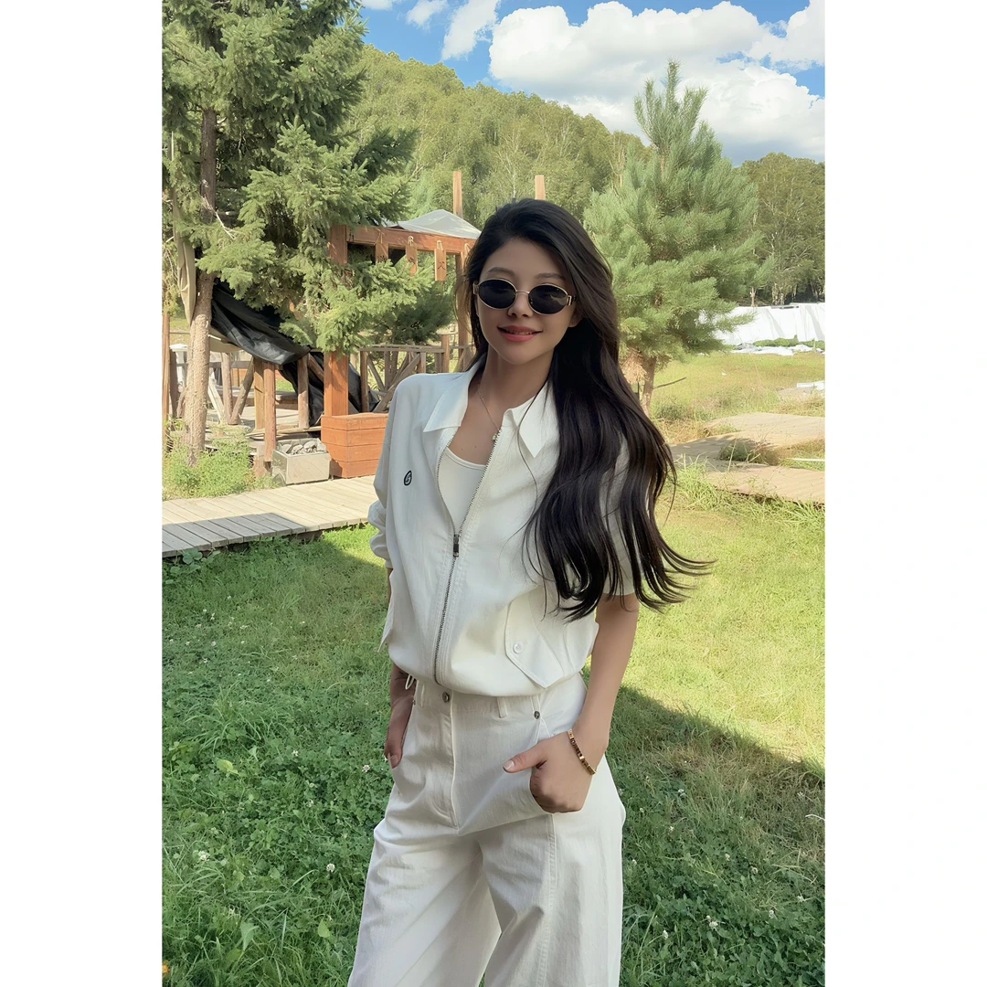 楚楚君 Laugh girl【简约风尚】休闲风秋季短外套直下摆 WL53070J