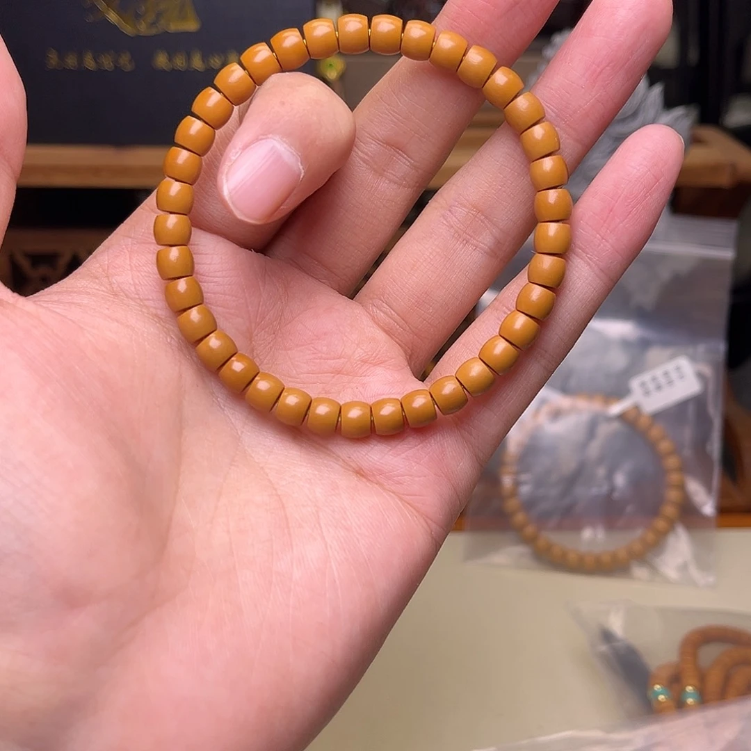 橄榄核手串/手链【听松】sss橄榄核核尖@@单圈6.6