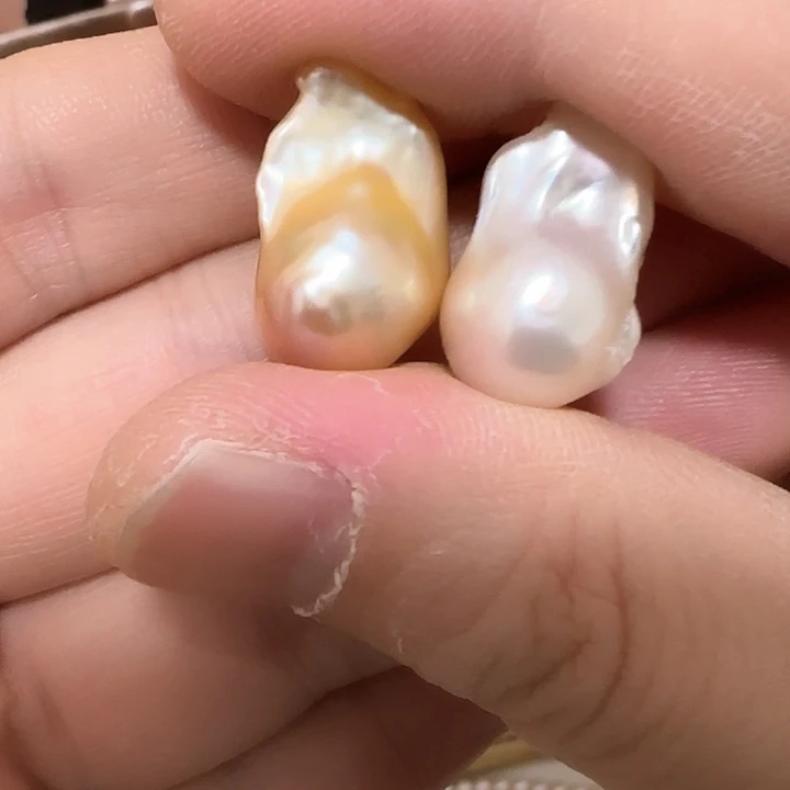 淡水珍珠手绳银S925镶嵌是***！
