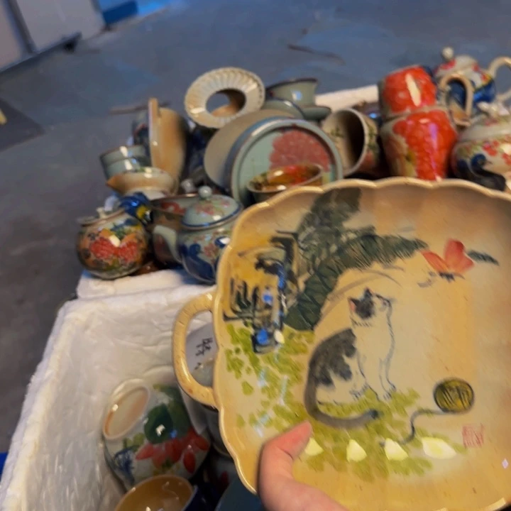 瓷片景德镇陶瓷手工手绘