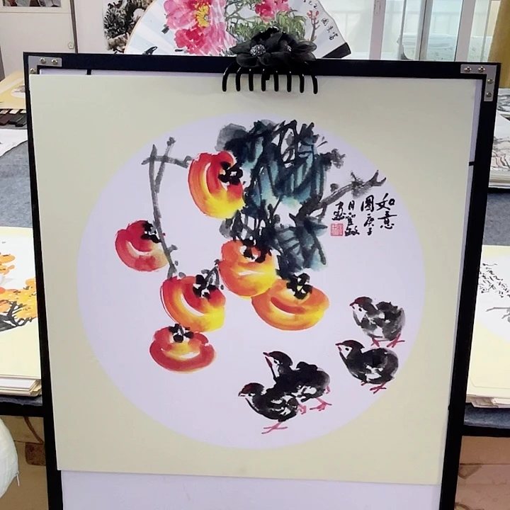 国画张圣敏先生纯手绘作品