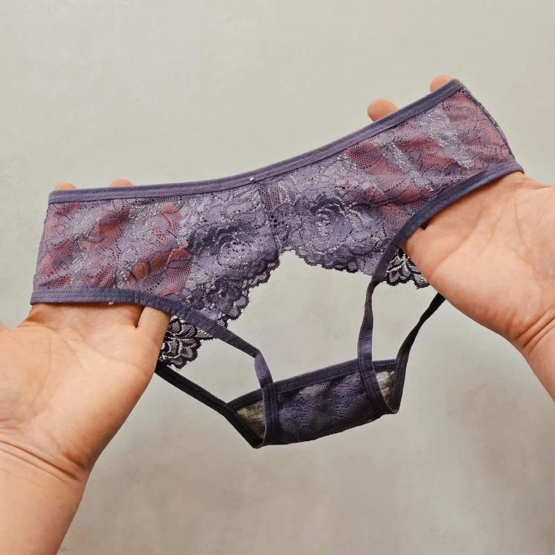 2025新品爆款蕾丝镂空女士内裤性感火辣纯欲三角裤女低腰