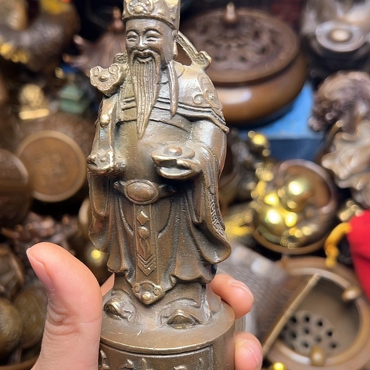 铜器摆件老王直播间