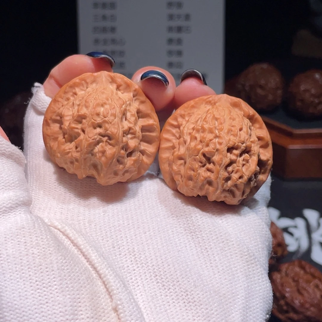 吊坠文玩核桃36.33麒麟帽5052