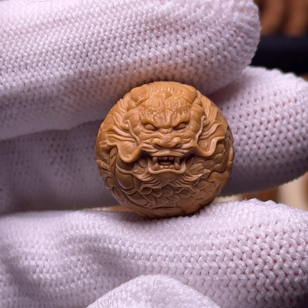 吊坠猴头核桃精工龙珠18.6 可三通可天地可左右孔