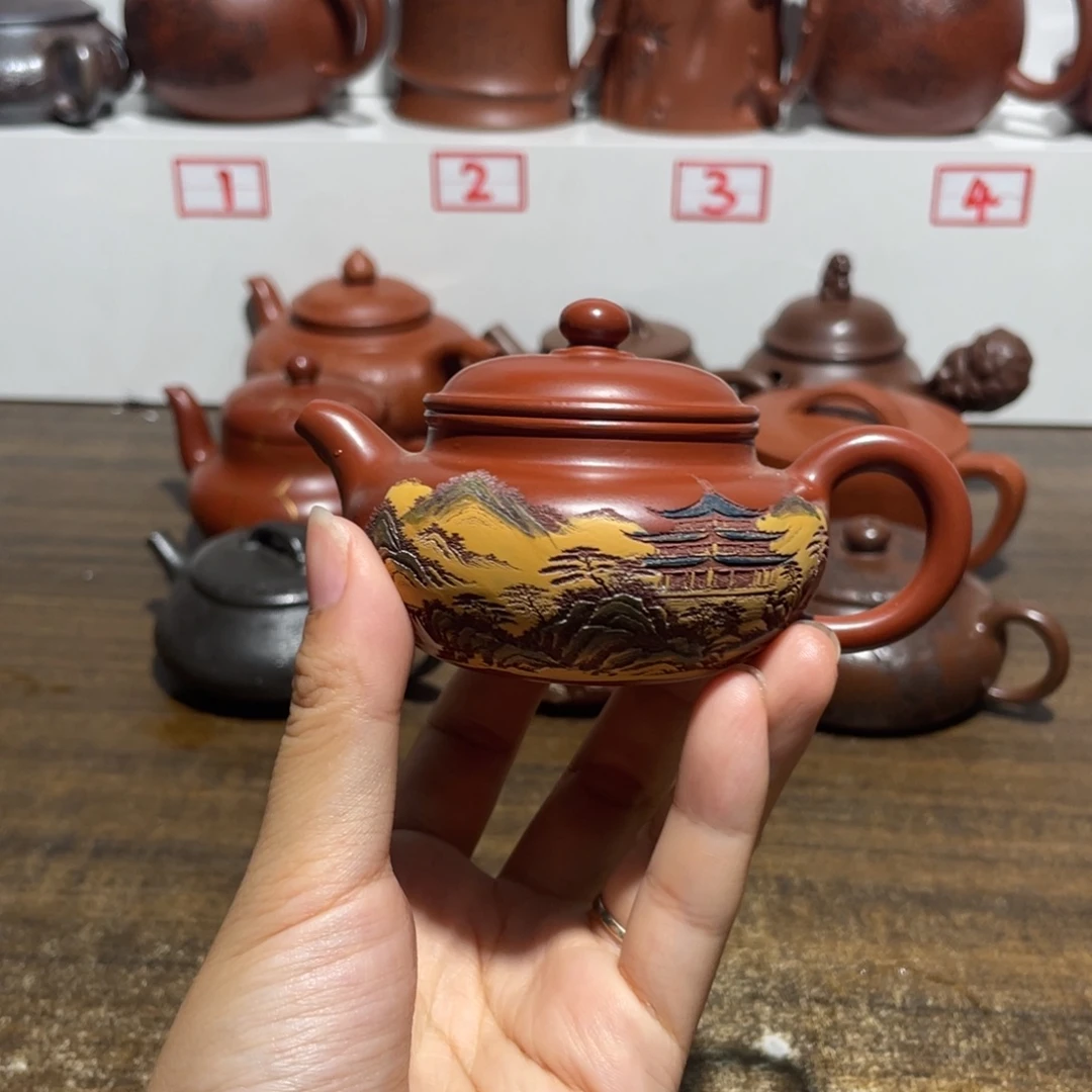 茶壶紫砂宜兴紫砂15.100CC