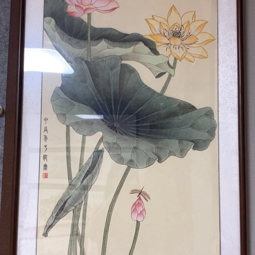 【闪购商品】国画手绘国画带框122.56