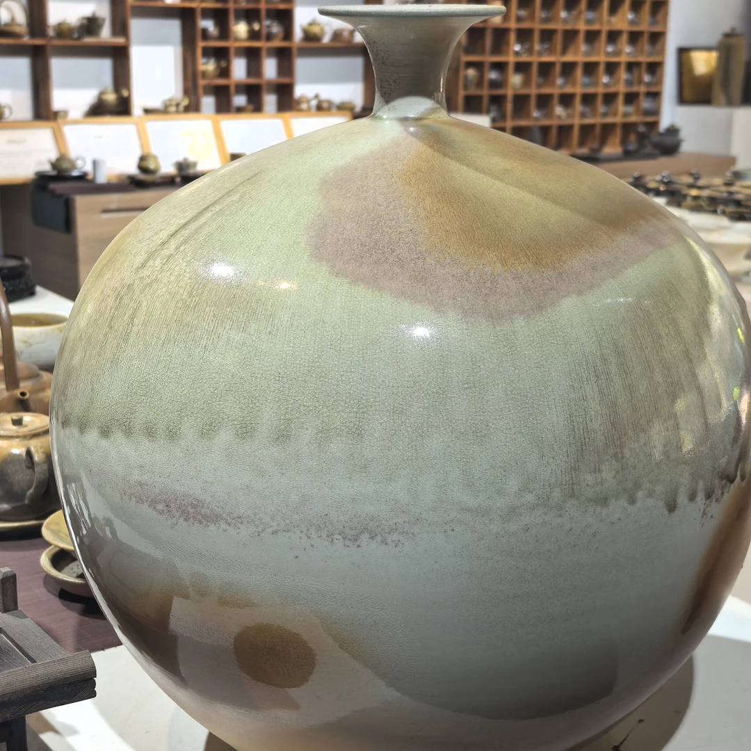 远窑 柴烧器具 摆件酒具 主人杯 孤品火痕落灰黄河文化 一物一拍