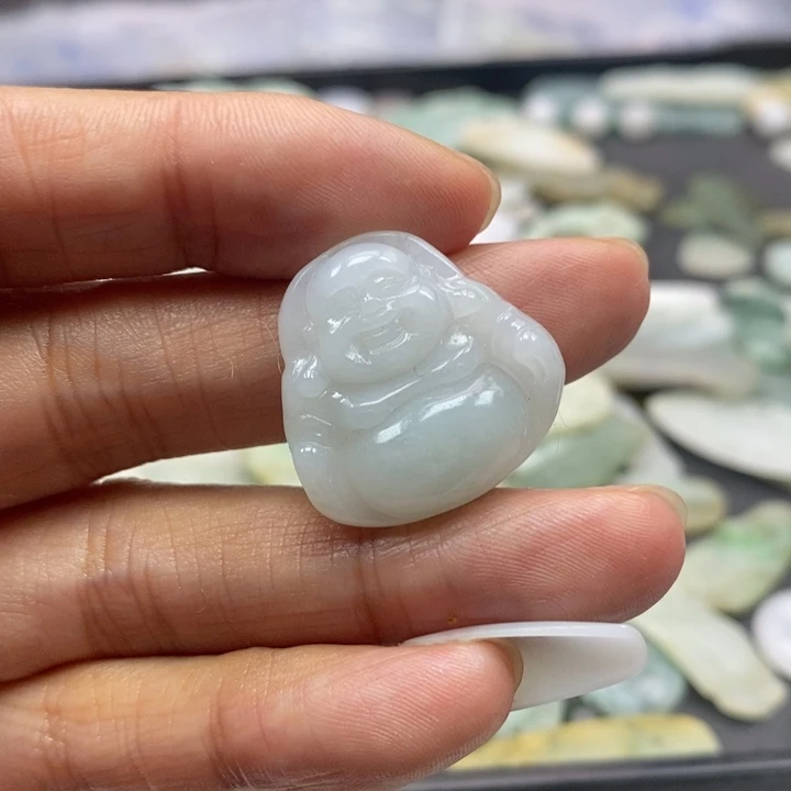 翡翠未镶嵌吊坠(不含链)c****rB74