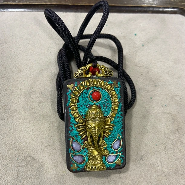 K50【吉祥如意象】唐卡吊坠