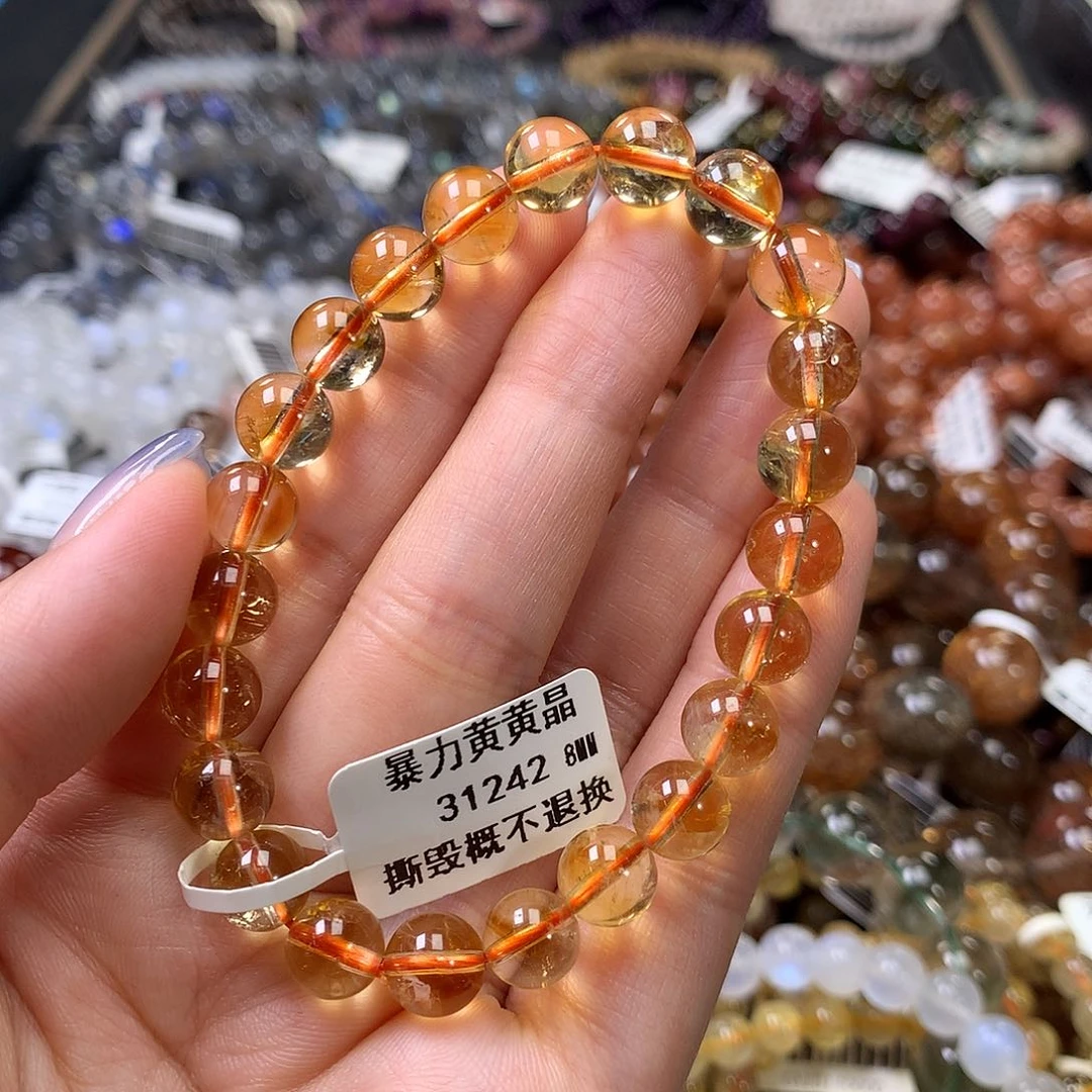 水晶手链未镶嵌，