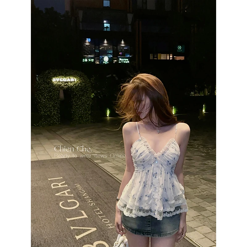 车迟恩Chien“野生model腿”复古蓝做旧双腰头 a字牛仔包臀半身裙