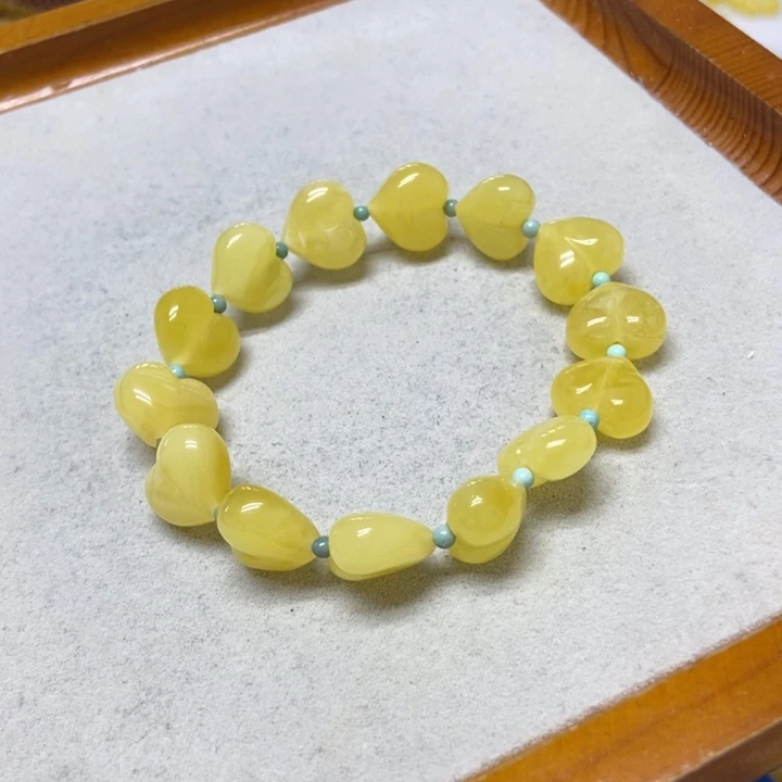 裸石蜜蜡未镶嵌手串