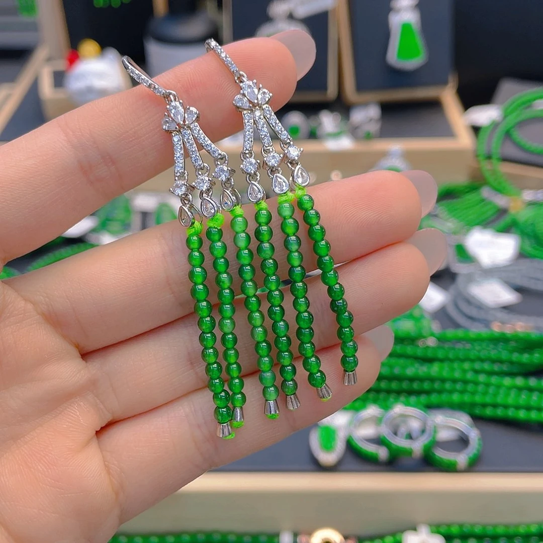 翡翠手链未镶嵌耳钉卡3