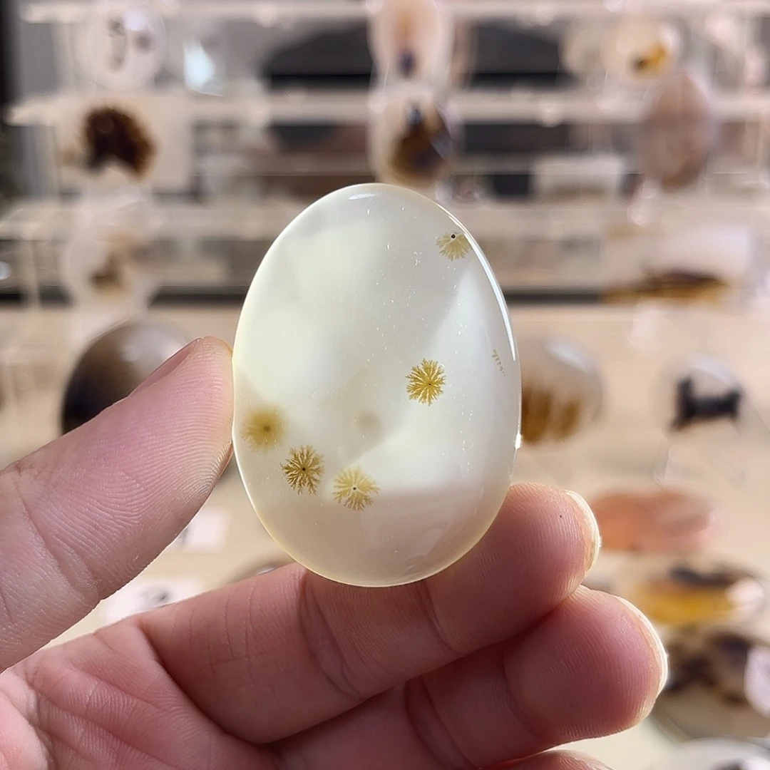 玛瑙/玉髓吊坠(不含链)足银镀金镶嵌