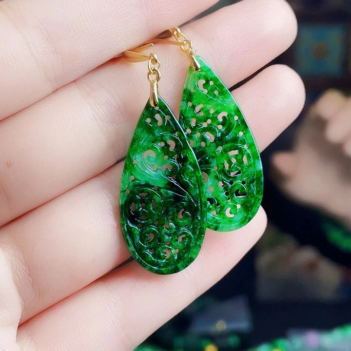 翡翠银S925镶嵌颈饰多样性