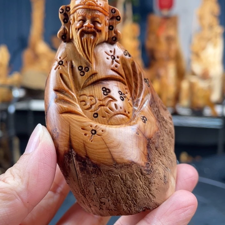 柏木（崖柏）手把件
