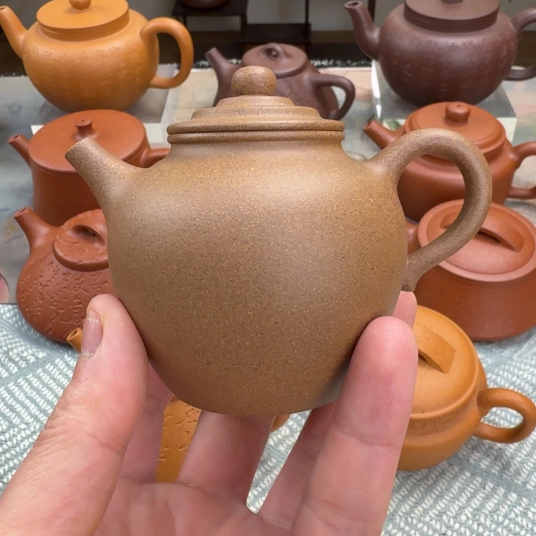 茶壶紫砂微瑕 橄榄 150cc 老段