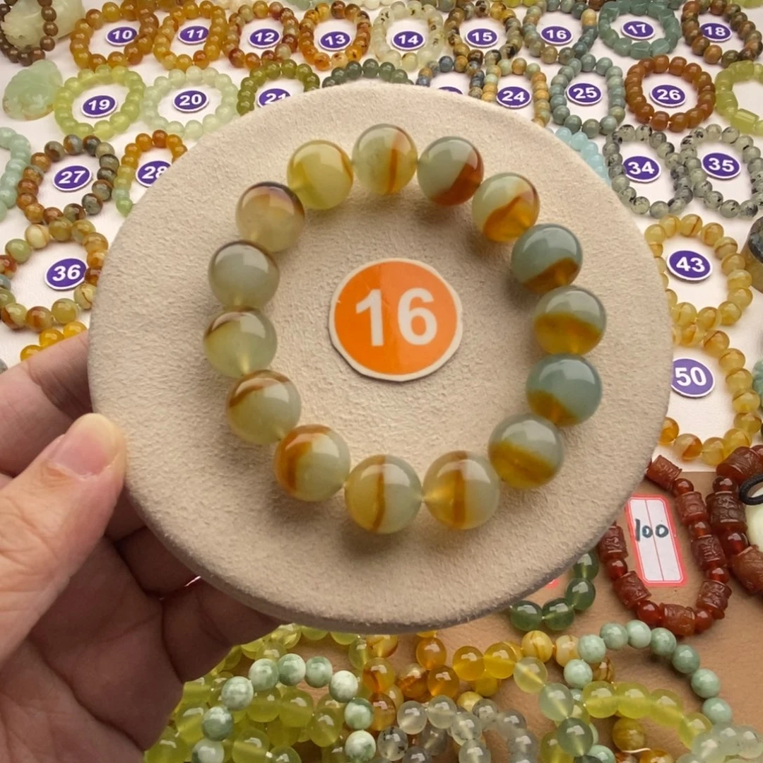 蛇纹石玉未镶嵌手串