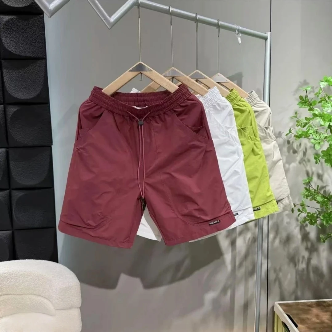 2025新款男士休闲工装裤宽松五分裤透气速干夏季薄款短裤百搭8312