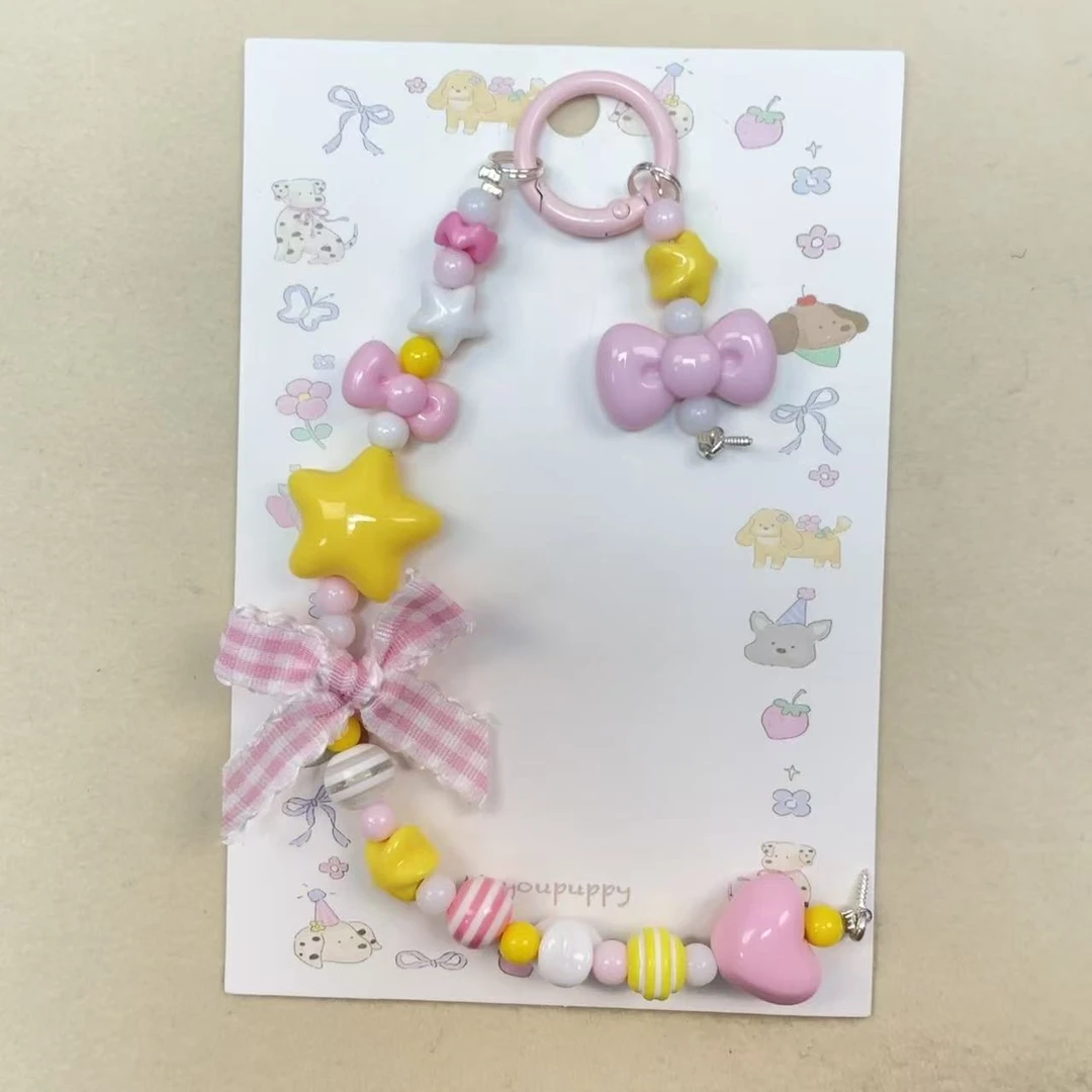 【Hello kitty】手机链多巴胺马卡龙色挂件