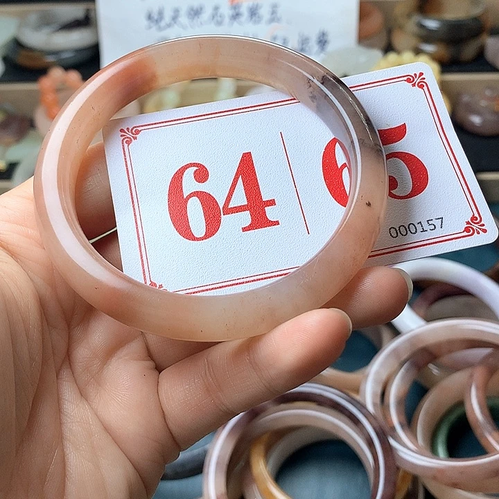 石英质玉（黄龙玉）未镶嵌手镯