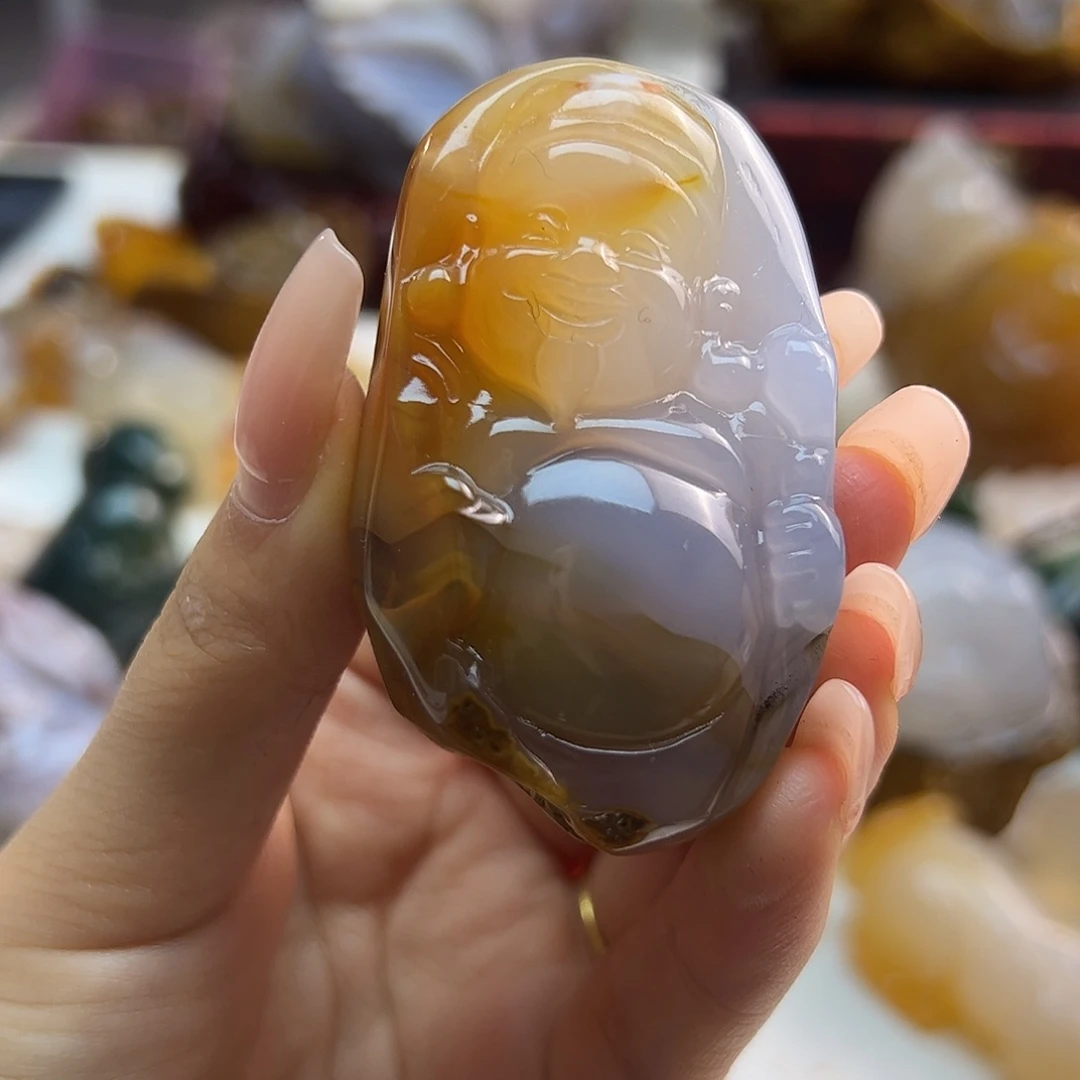 玛瑙/玉髓合金颈饰