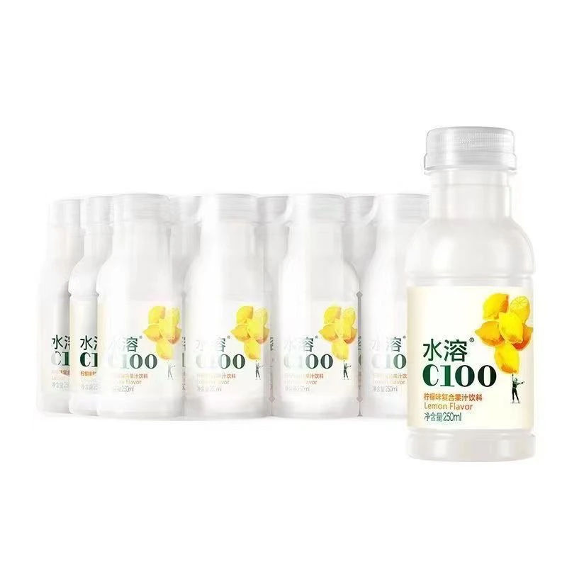 农夫山泉水溶C100柠檬味250ml复合果汁饮料补充维C网红饮品