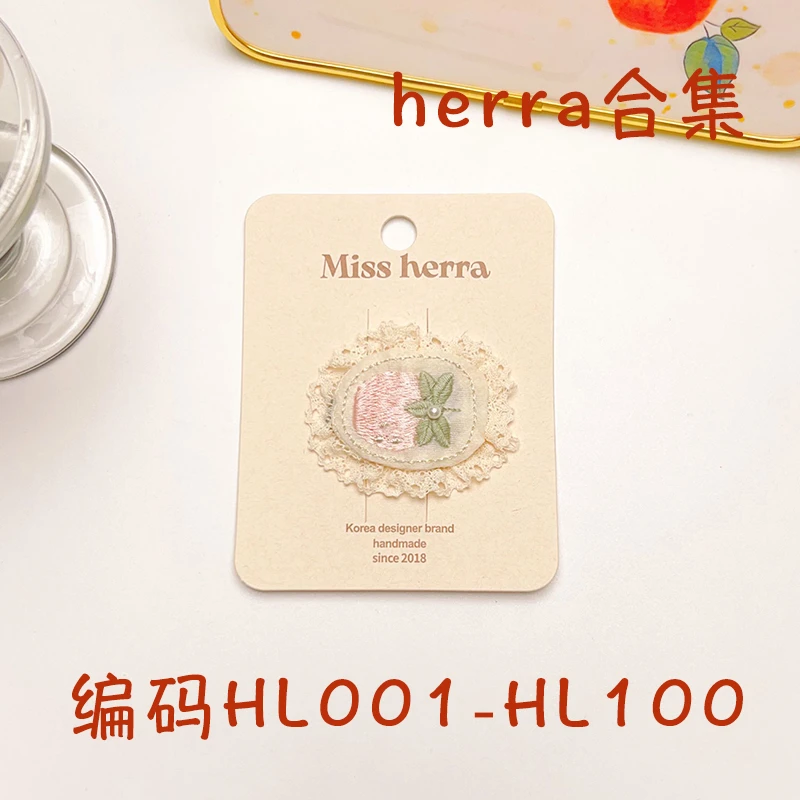 【现货满19包邮】编码HL001-HL100  赫拉儿童发夹可爱头绳饰品