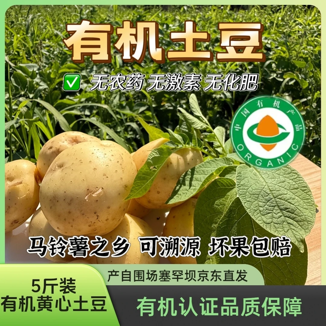 塞罕坝围场有机土豆【大果】生鲜农家新鲜土豆