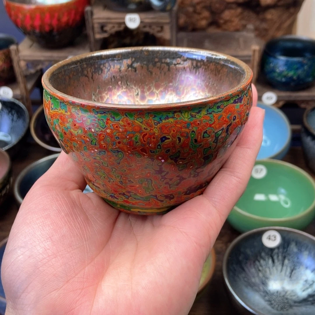 茶盏大漆建盏主人杯