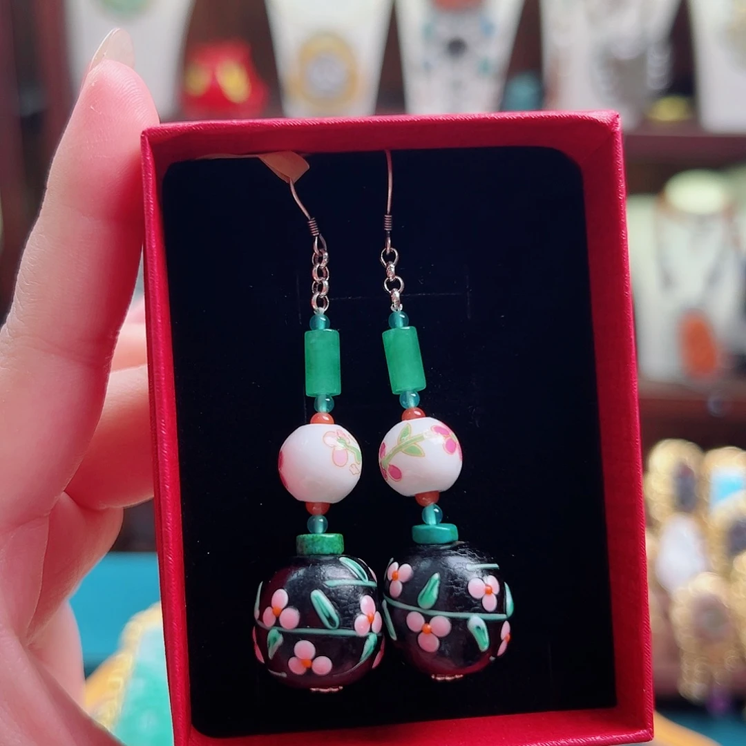 颈饰翡翠银S925镶嵌国风