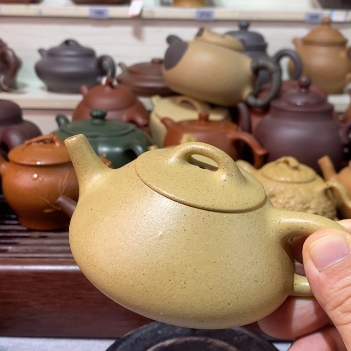 蓝***情茶壶紫砂精工制作