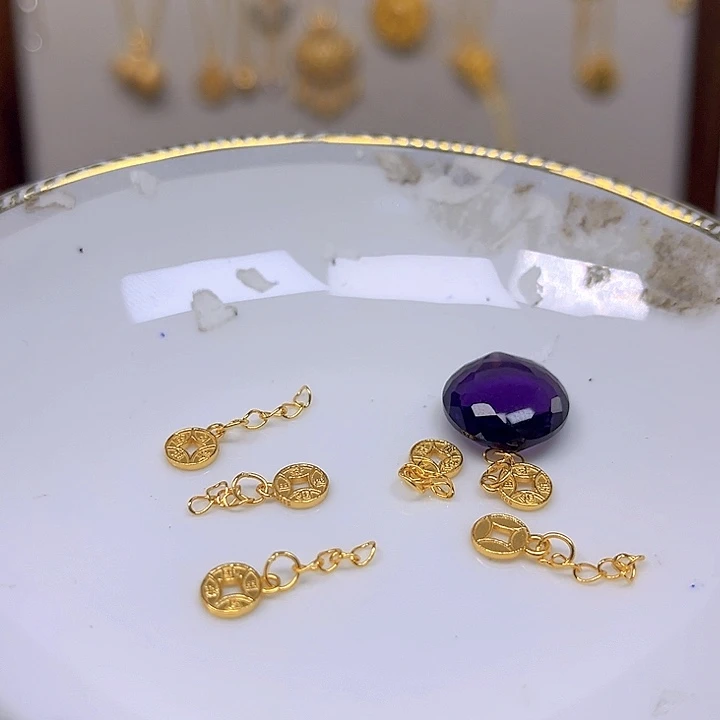 紫晶颈饰银S925镶嵌紫晶925镶嵌165