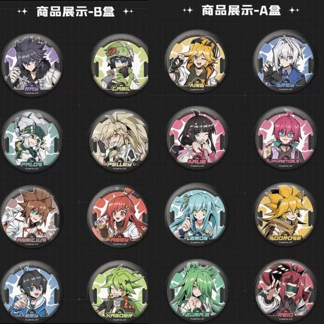 凹凸世界正版LIVE元力音浪发声徽章限定吧唧雷狮海盗团安迷修