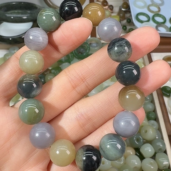 和田玉（糖玉）未镶嵌手链12mm