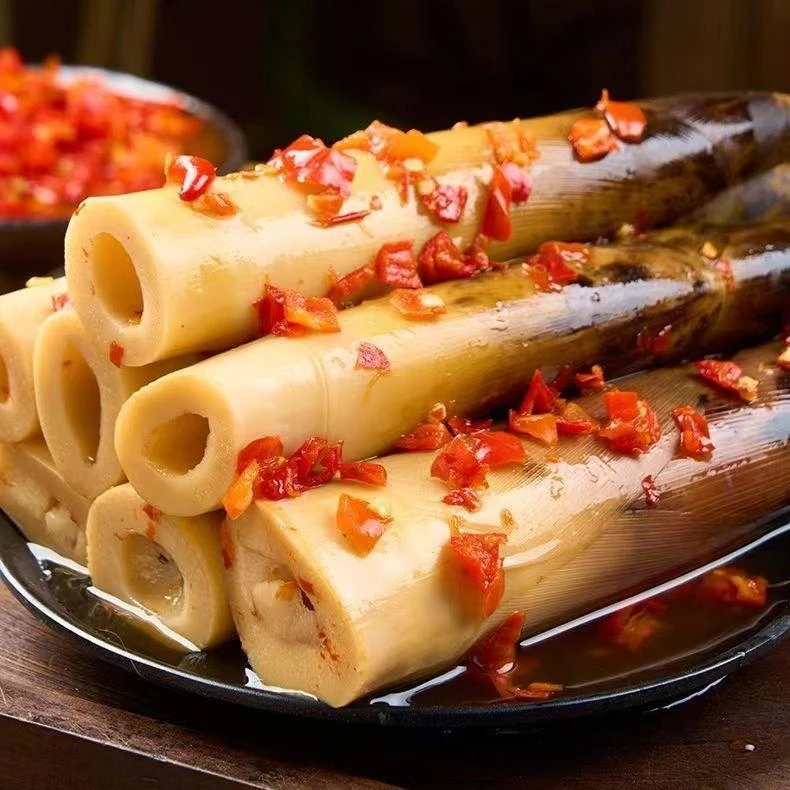 2025新笋网红手剥笋休闲零食新嫩脆爽开袋即食福建特产竹笋泡椒