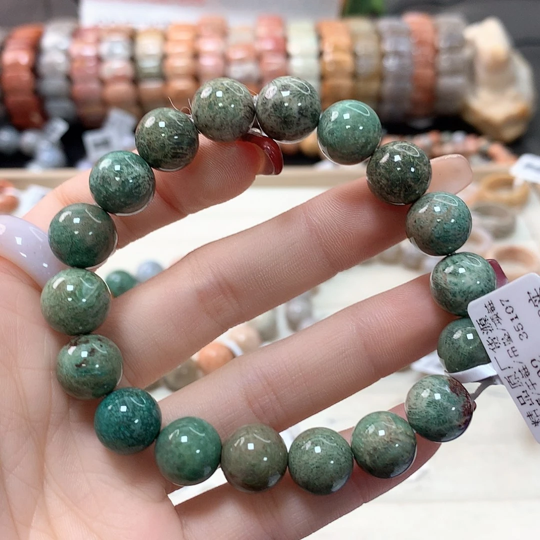 硅化珊瑚（珊瑚玉）手链未镶嵌K**T291