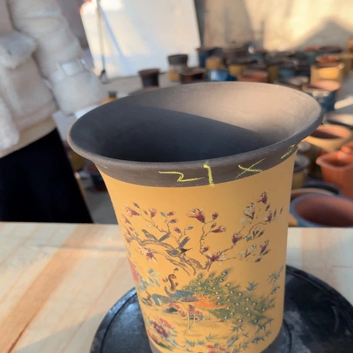 紫砂紫砂花盆d f f g