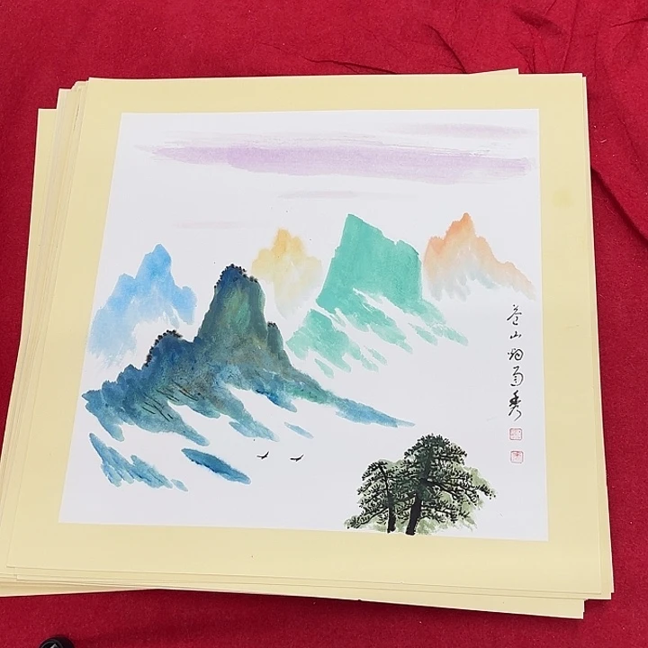 国画花鸟等多种形式