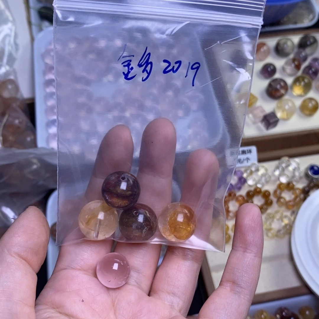 金***多手链未镶嵌水晶胶花散珠