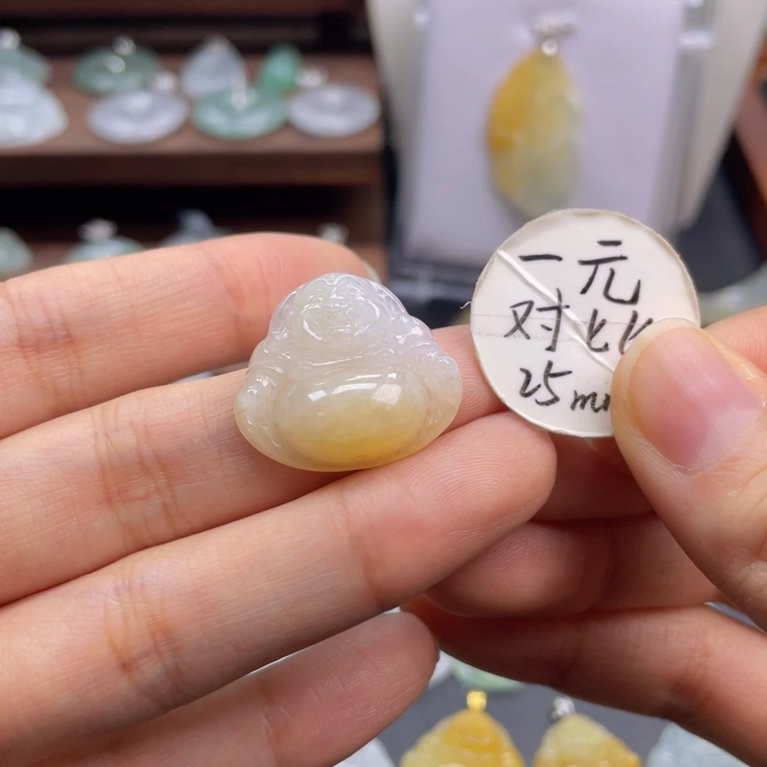 颈饰未镶嵌翡翠佛公