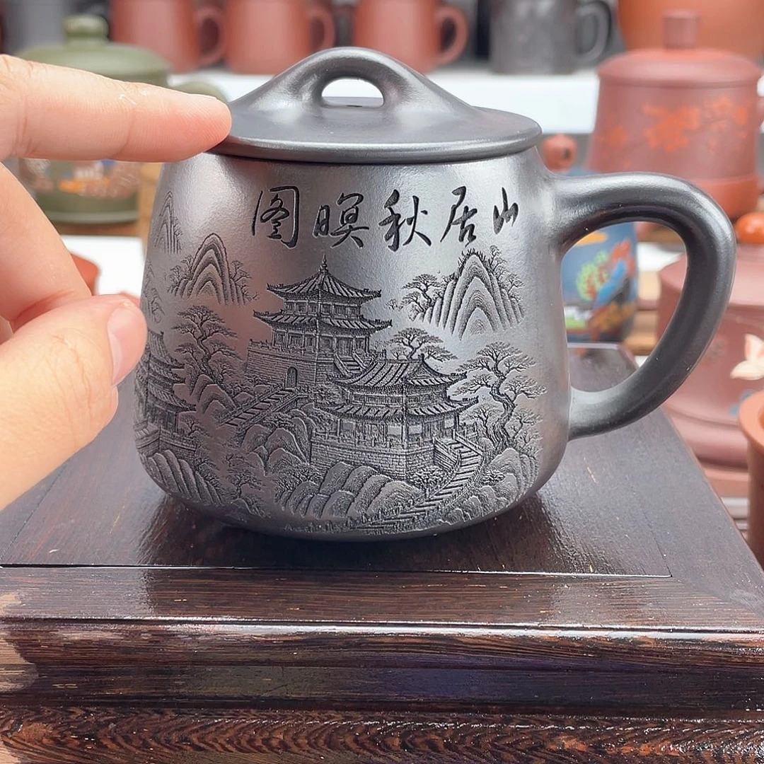 茶杯紫砂高档紫砂茶具套装