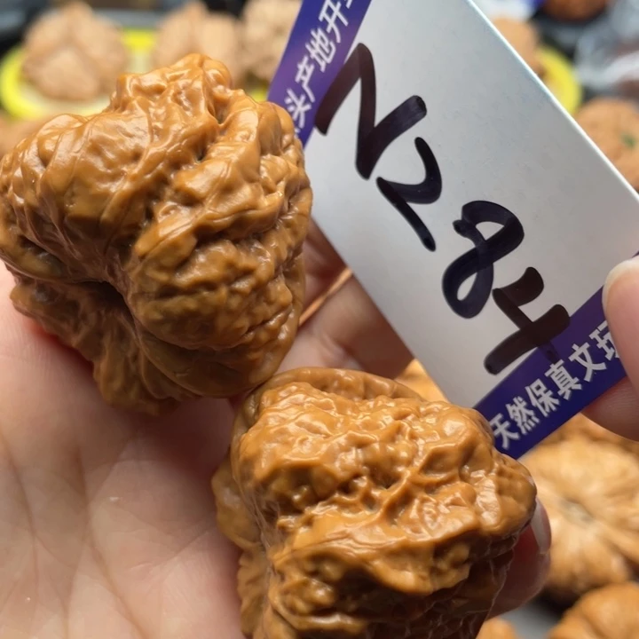 文玩核桃把件蛙蛙41尺