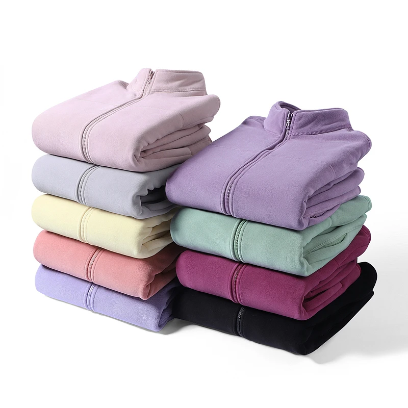 【轩轩专属 】秋冬加绒加厚奥粒绒立领抓绒衣女士户外休闲外套