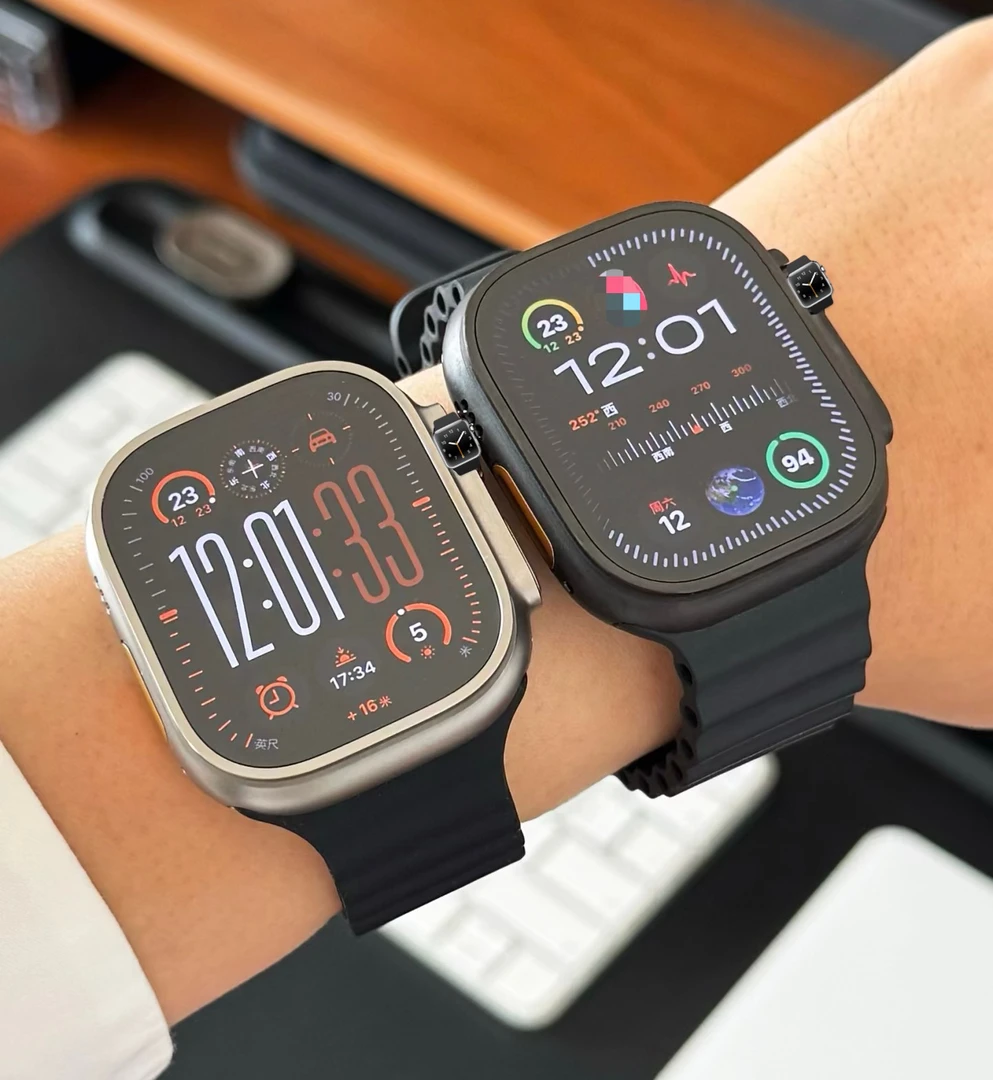 W全功能Ultra+音乐导航防水学生智能运动手表录音双支付监测