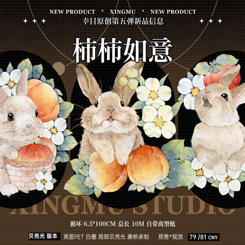 满18包邮幸目柿柿如意贝壳光分装特材拼贴贝壳光流麻手帐胶带装饰