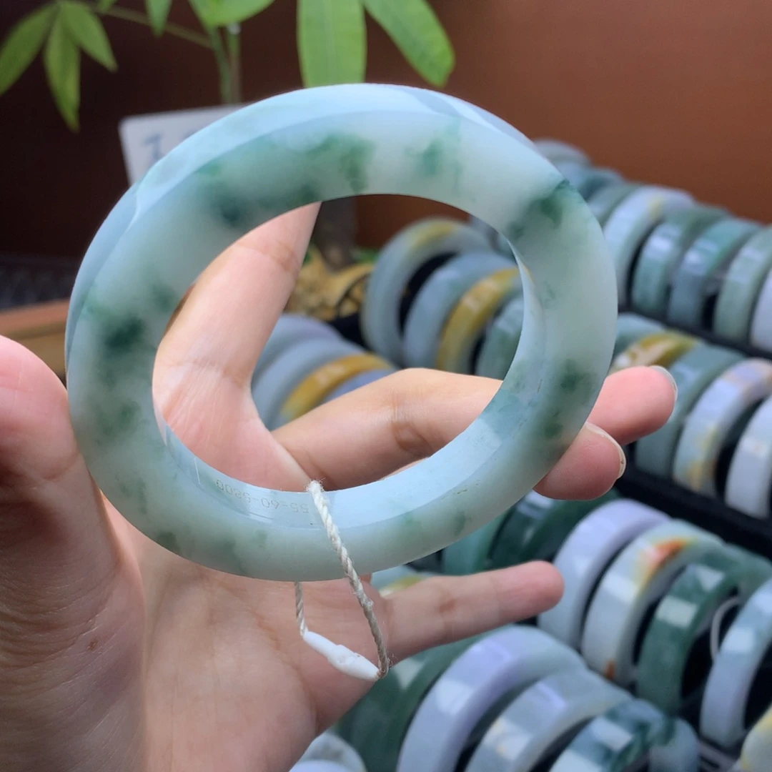 未镶嵌定制手镯定制翡翠定制55-60