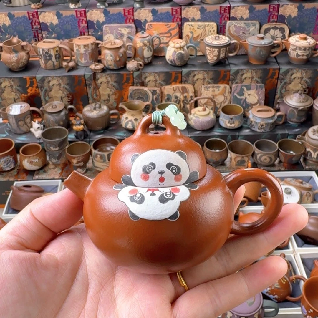 茶壶紫砂125cc原矿精工半手
