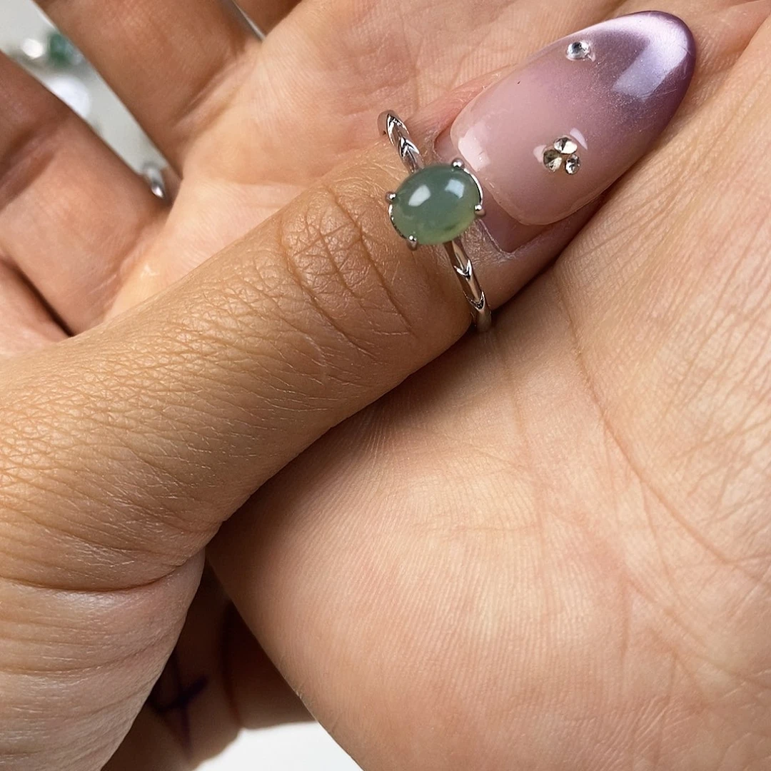 默***然翡翠未镶嵌戒指缅甸